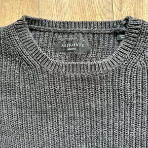 All Saints cotton gray sweater